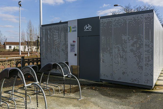 Gare de Cholet Abris vélo et cyclo bloc